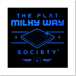 Flat milky way parody tee Posters and Art